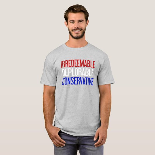Unerbitterter beklagenswerter Konservativer | Patr T-Shirt (Vorne ganz)
