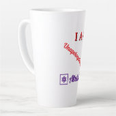 Unerbittlich Atheistisch Milchtasse (Linke Ecke)