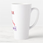 Unerbittlich Atheistisch Milchtasse (Rechts)