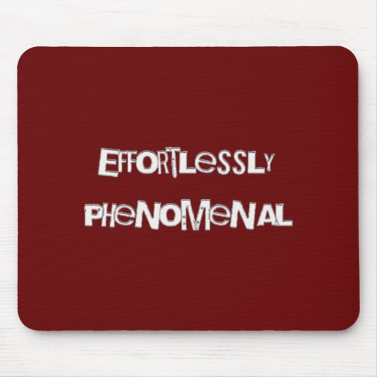 Unerbittlich auffällige Mousepad (Vorne)