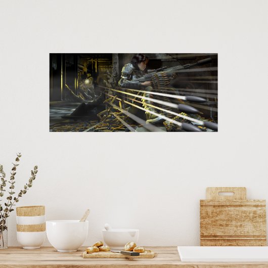 unerbittlich poster (Küche)