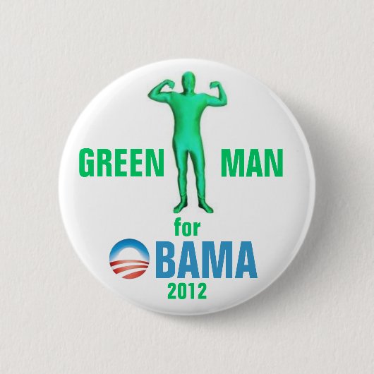 Unerfahrener Mitarbeiter für Obama 2012 Button (Vorderseite)