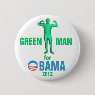 Unerfahrener Mitarbeiter für Obama 2012 Button