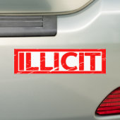 Unerlaubte Briefmarke Autoaufkleber (Auf Auto)