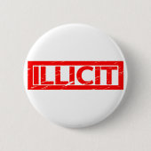 Unerlaubte Briefmarke Button (Vorderseite)