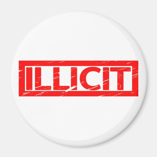 Unerlaubte Briefmarke Magnet (Vorne)