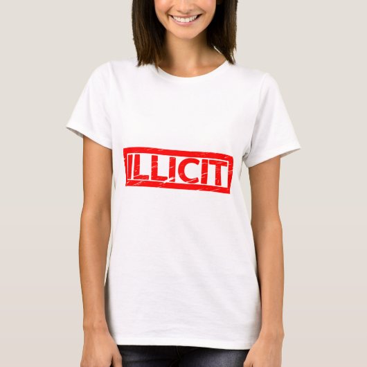 Unerlaubte Briefmarke T-Shirt (Vorderseite)