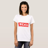 Unerlaubte Briefmarke T-Shirt (Vorne ganz)