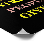 Unermessliche Bedeutung Poster (Ecke)