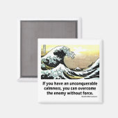 Uneroberte Ruhe Magnet (Vorderseite/Rückseite)