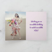 UNERREICHBAR SIE BIRTHDAKARTE DANKESKARTE (Innenseite)