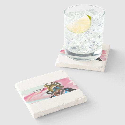 unerreichbar steinuntersetzer (Seitenansicht)