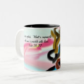 unerreichbar zweifarbige tasse (Vorderseite Links)