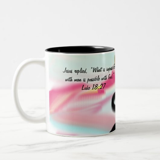 unerreichbar zweifarbige tasse (Links)