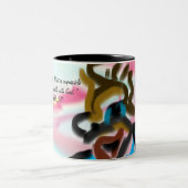 unerreichbar zweifarbige tasse (Mittel)