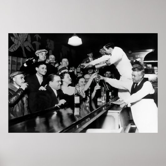 Unersättliche Nachfrage nach Alkohol als das Verbo Poster (Vorne)