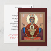 Unerschöpfliche Pokalkarte Postkarte (Vorne/Hinten)