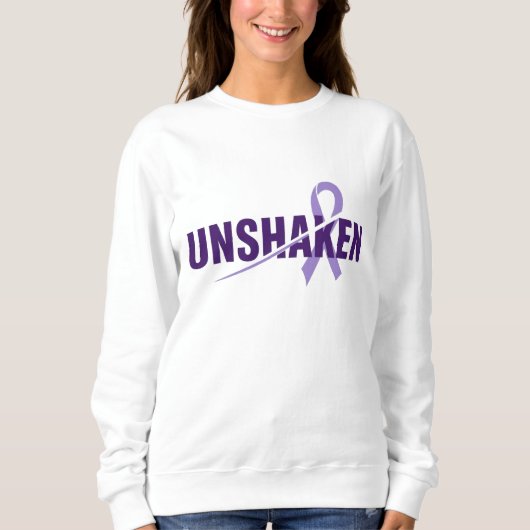 UNERSCHÜTTERLICH – Epilepsie-Bewusstsein Purple Da Sweatshirt (Vorderseite)