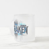 Unerschütterliche Cyberpunk-Tech-Tasse Mattglastasse (Vorderseite Links)