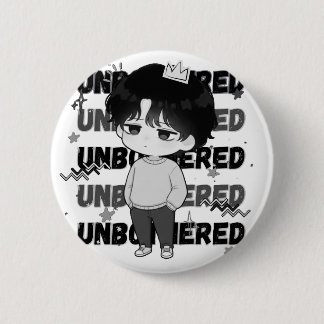 Unerschütterliche Krone Relatable Chibi Grafik Ill Button