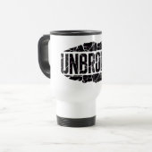 Unerschütterliche Motivation  Reisebecher (Vorderseite Links)