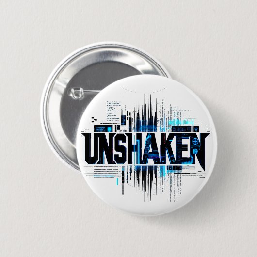 Unerschütterlicher Cyberpunk-Button-Pin Button (Vorne & Hinten)
