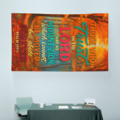Unerschütterlicher Glaube im Herbstlicht | Psalm 1 Banner (Messe)