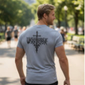 Unerschütterlicher Krieger Tri-Blend Shirt
