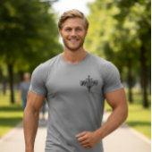 Unerschütterlicher Krieger Tri-Blend Shirt