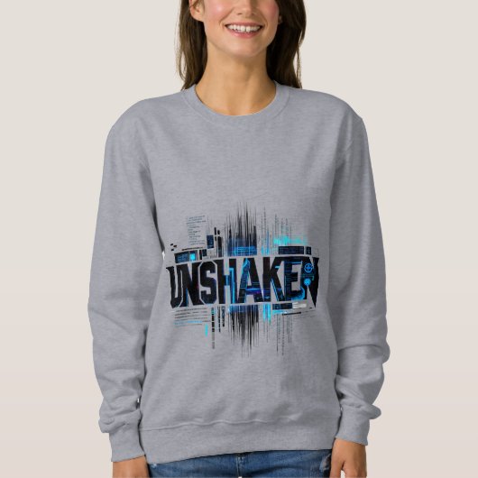 Unerschütterliches Cyberpunk-Tech-Sweatshirt Sweatshirt (Vorderseite)