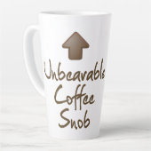 Unerträgliches Kaffeesnob Milchtasse (Linke Ecke)