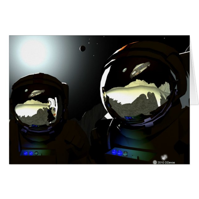 Unerwartete Besucher UFO (Vorderseite (Horizontal))