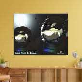 Unerwartete Besucher UFO Leinwanddruck (Insitu (Wohnzimmer))