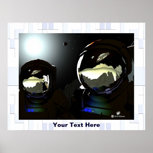 Unerwartete Besucher UFO Poster (Vorne)