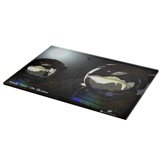 Unerwartete Besucher UFO Schneidebrett (Ecke)