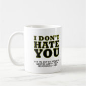 Unerwartete Existenz Funny Mug Kaffeetasse (Links)