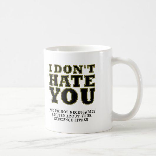 Unerwartete Existenz Funny Mug Kaffeetasse (Rechts)