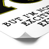 Unerwartete Existenz Funny Poster (Ecke)