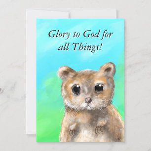 Unerwartete Joy Stationary Card Dankeskarte