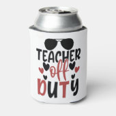 Unerwartete Lehrerin Dosenkühler (Kanne Rückseite)