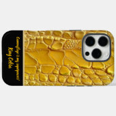 Unerwartete Schönheit einer lebhaften gelben Schla Case-Mate iPhone Hülle (Rückseite (Horizontal))