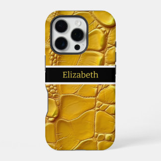 Unerwartete Schönheit einer lebhaften gelben Schla iPhone 16 Pro Hülle