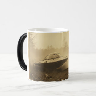 Unerwartete Tasse des Anlandungskaffees