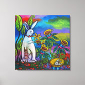 Unerwartete Teezeitgalerie Wrapped Canvas Print Leinwanddruck (Vorderseite)