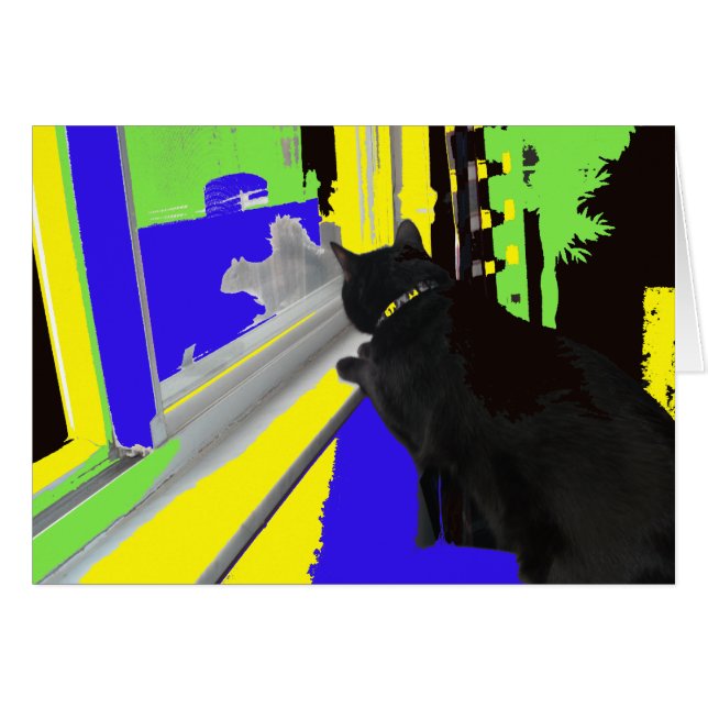 Unerwartete Vergnügens-Karte (Vorderseite (Horizontal))