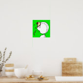 Unerwarteter Vorfall über meinem Kopf. Poster (Küche)