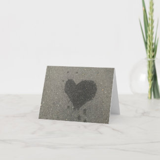 Unerwartetes Herz Karte