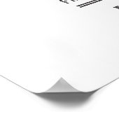 Unerwünscht Poster (Ecke)