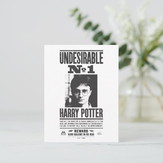 Unerwünscht Postkarte (Stehend Vorderseite)