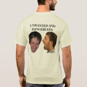 UNERWÜNSCHT T-Shirt (Rückseite)